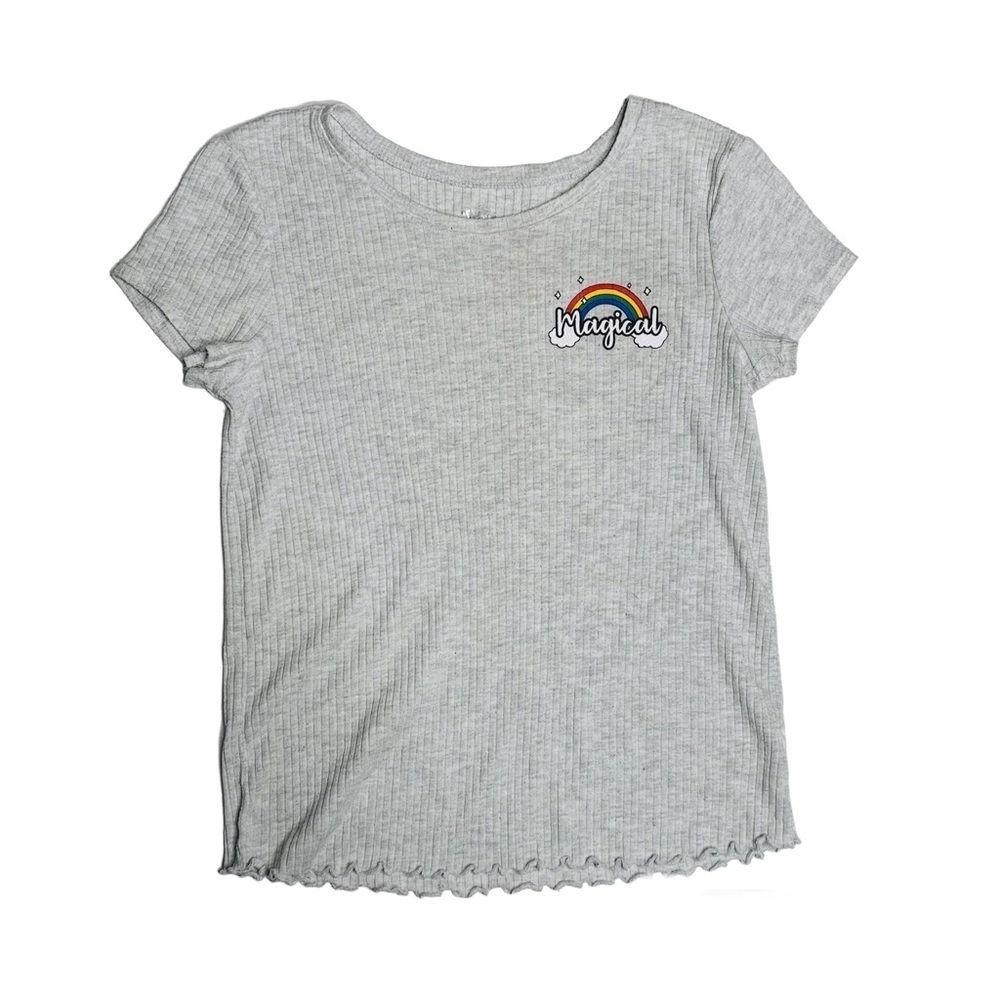 Justice girls 16-18Y ribbed tee shirt